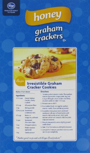 Kroger® Honey Graham Crackers Perspective: back