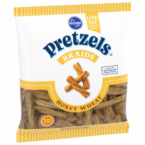 Kroger Honey Wheat Braided Pretzels Perspective: back