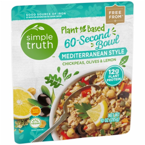 Simple Truth™ Plant Based Mediterranean Bowl Perspective: back