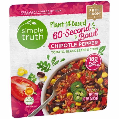 Simple Truth™ Plant Based Chipotle Pepper Bowl Perspective: back