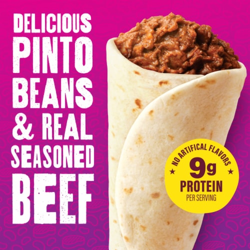 Kroger® Beef & Bean Burritos Perspective: back