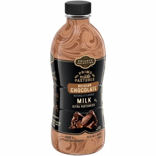 Private Selection® Primo Pastures Belgian Chocolate Milk Quart Perspective: back