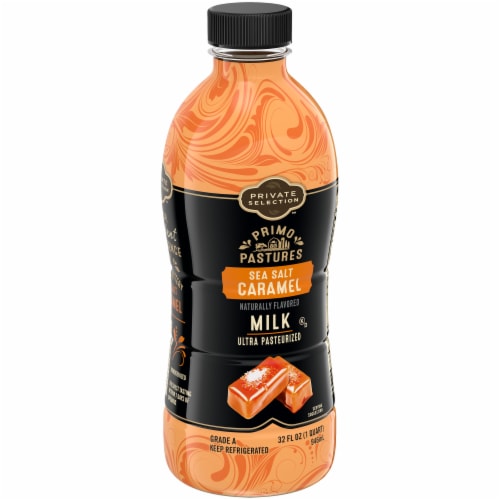 Private Selection® Primo Pastures Sea Salt Caramel Milk Quart Perspective: back
