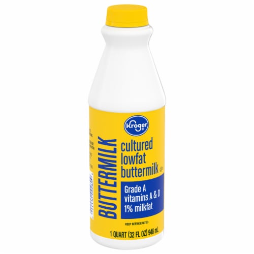Kroger® Cultured Low Fat 1% Buttermilk Perspective: back