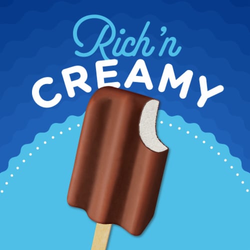 Kroger® Arctic Blasters Vanilla Chocolate Dipped Frozen Dairy Dessert Bars Perspective: back