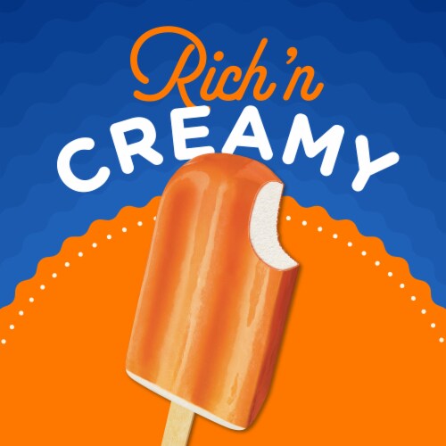 Kroger® Orange Cream Frozen Dairy Dessert Bars Perspective: back