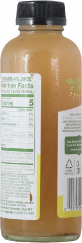 Simple Truth Organic™ Zero Sugar Lemon Ginger Kombucha Perspective: back