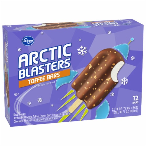 Kroger® Arctic Blasters Toffee Bars Perspective: back