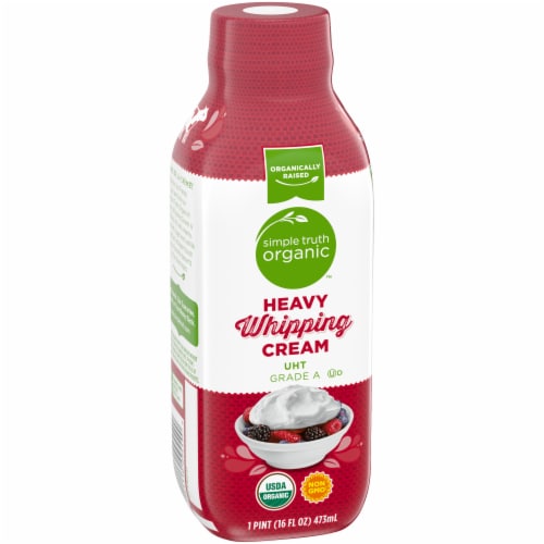 Simple Truth Organic® Heavy Whipping Cream Pint Perspective: back