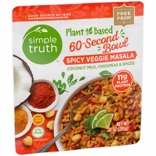 Simple Truth™ Plant Based Spicy Veggie Masala Bowl Perspective: back