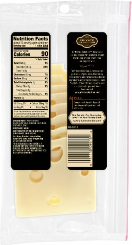 Private Selection™ Baby Swiss Sliced Deli Cheese Perspective: back