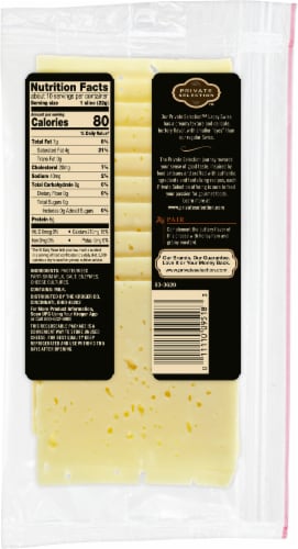 Private Selection Lacey Swiss Sliced Deli Cheese Perspective: back