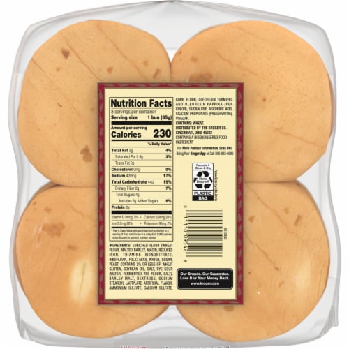 Western Hearth® Brioche Sandwich Buns Perspective: back