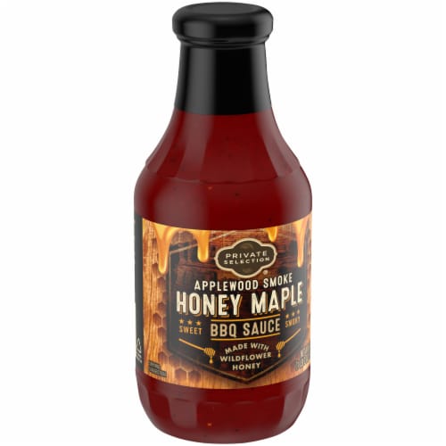 Private Selection® Applewood Smoke Honey Maple BBQ Sauce Perspective: back