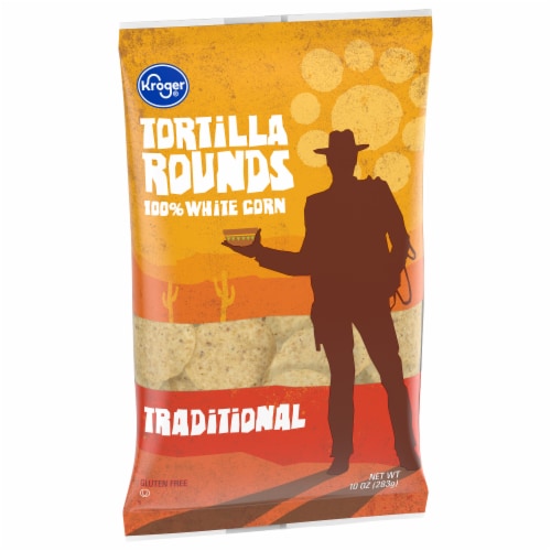 Kroger® Traditional Tortilla Chips Perspective: back