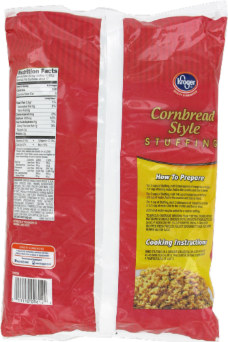 Kroger® Cornbread Style Stuffing Mix Perspective: back