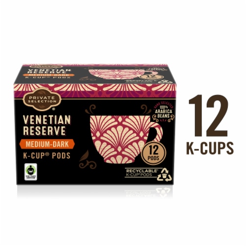 Private Selection® Venetian Reserve Medium-Dark Roast K-Cup® Coffee Pods Perspective: back