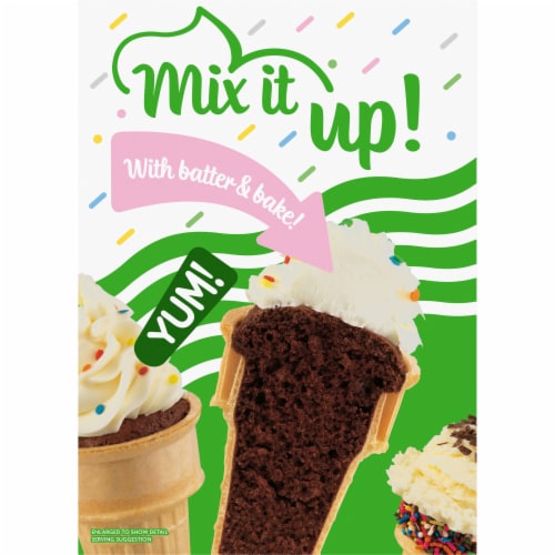 Kroger® Cake Ice Cream Cones Perspective: back