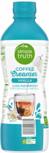 Simple Truth Vanilla Coffee Creamer Perspective: back