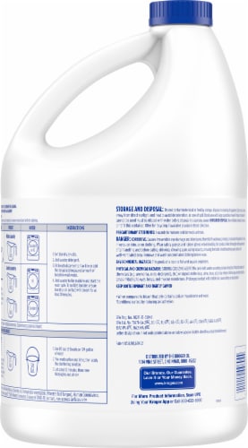 Kroger® Disinfecting Concentrated Bleach Perspective: back