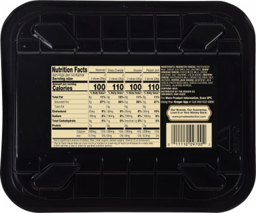 Private Selection® Cracker Cuts Sliced Cheese Variety Pack Perspective: back