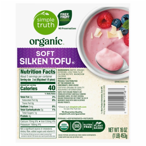 Simple Truth Organic® Soft Silken Tofu Perspective: back