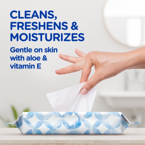 Kroger® Flushable Wipes BIG DEAL! Perspective: back