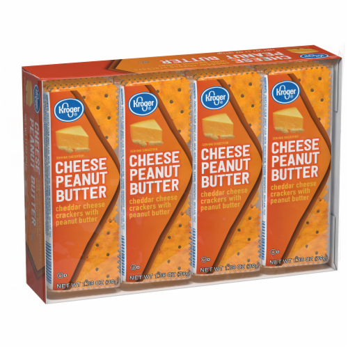Kroger® Cheese Peanut Butter Sandwich Crackers Perspective: back