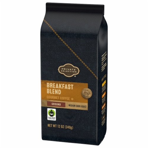 Private Selection® Breakfast Blend Medium-Dark Roast Ground Coffee Perspective: back
