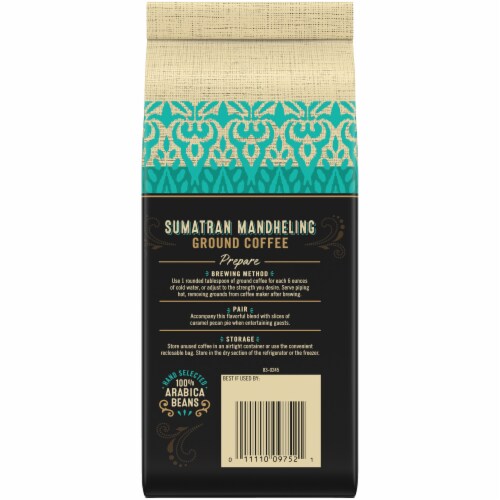 Private Selection® Fair Trade Sumatran Mandheling Medium-Dark Roast Ground Coffee Perspective: back