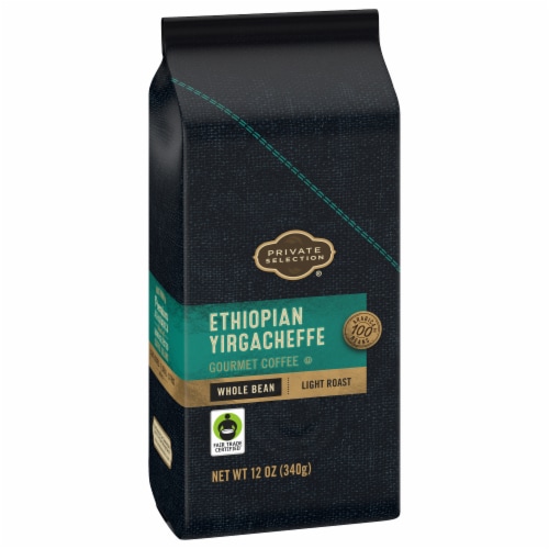 Private Selection® Fair Trade Ethiopian Yirgacheffe Light Roast Whole Bean Coffee Perspective: back