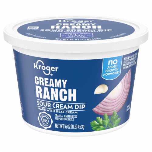 Kroger® Creamy Ranch Sour Cream Dip and Spread Perspective: back
