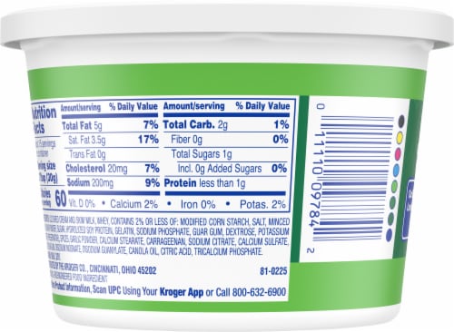 Kroger® French Onion Sour Cream Dip & Spread Perspective: back