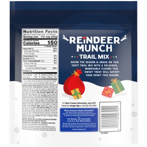 Kroger® Reindeer Munch Trail Mix Perspective: back