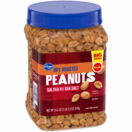 Kroger® Salted Dry Roasted Peanuts BIG DEAL! Perspective: back