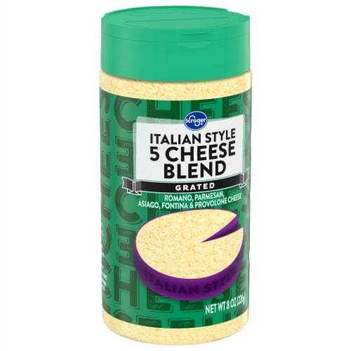Kroger® Grated Italian Style 5 Cheese Blend Perspective: back