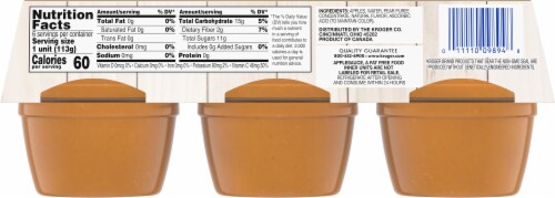 Kroger® Pear Applesauce Perspective: back