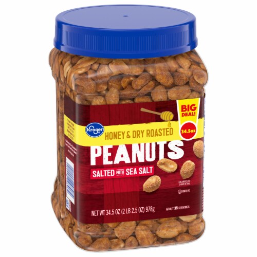Kroger® Salted Honey & Dry Roasted Peanuts BIG DEAL! Perspective: back