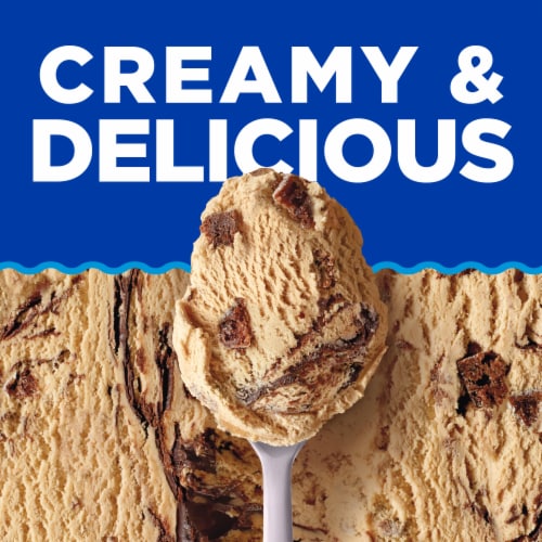 Kroger® Deluxe Triple Brownie Ice Cream Tub Perspective: back