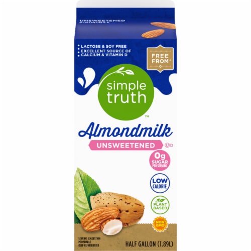 Simple Truth™ Unsweetened Almond Milk Perspective: back