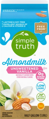Simple Truth™ Unsweetened Vanilla Almond Milk Perspective: back