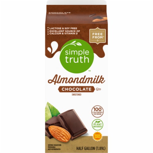 Simple Truth™ Chocolate Almond Milk Perspective: back
