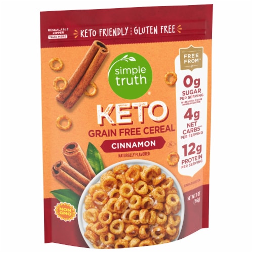 Simple Truth® Cinnamon Keto Cereal Perspective: back