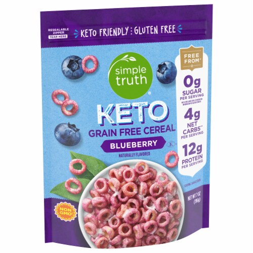 Simple Truth® Keto Blueberry Cereal Perspective: back