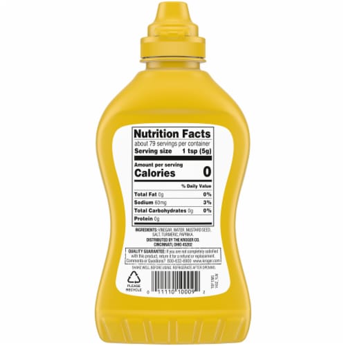 Top 'Ems™ Original Yellow Mustard Perspective: back