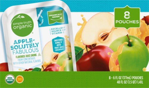 Simple Truth Organic® Apple-Solutely Fabulous Apple Juice Perspective: back