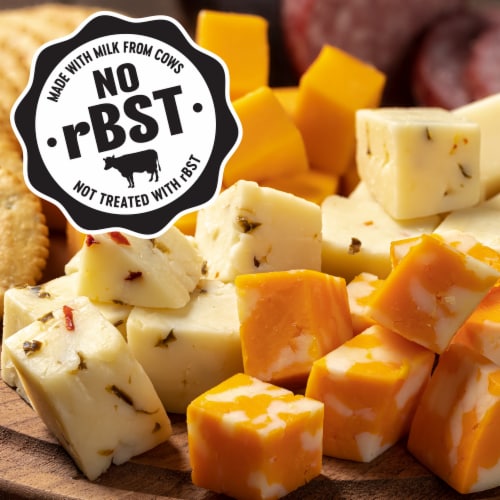 Kroger® Sharp Cheddar Cheese Cubes Perspective: back