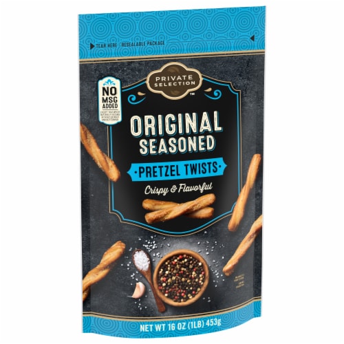 Private Selection™ Original Seasoned Pretzel Twists Perspective: back