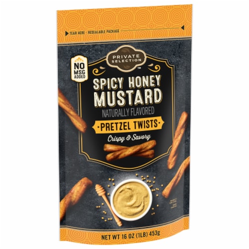 Private Selection™ Spicy Honey Mustard Pretzel Twists Perspective: back