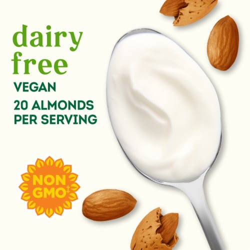 Simple Truth® Plain Dairy Free Vegan Almond Milk Yogurt Alternative Tub Perspective: back